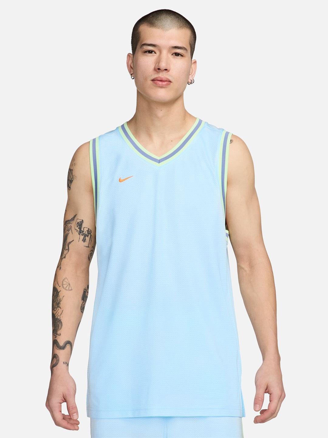 

Nike DNA Men's Dri-FIT Basketball Jersey, Blue