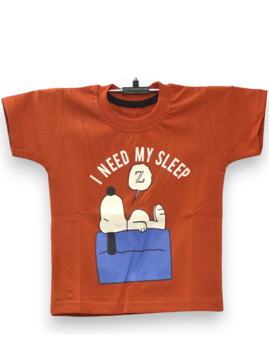 

BAESD Kids Printed Cotton Tshirts, Orange