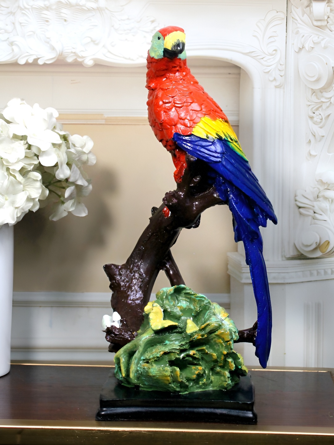 THE WHITE INK DECOR Red Figurine Showpiece