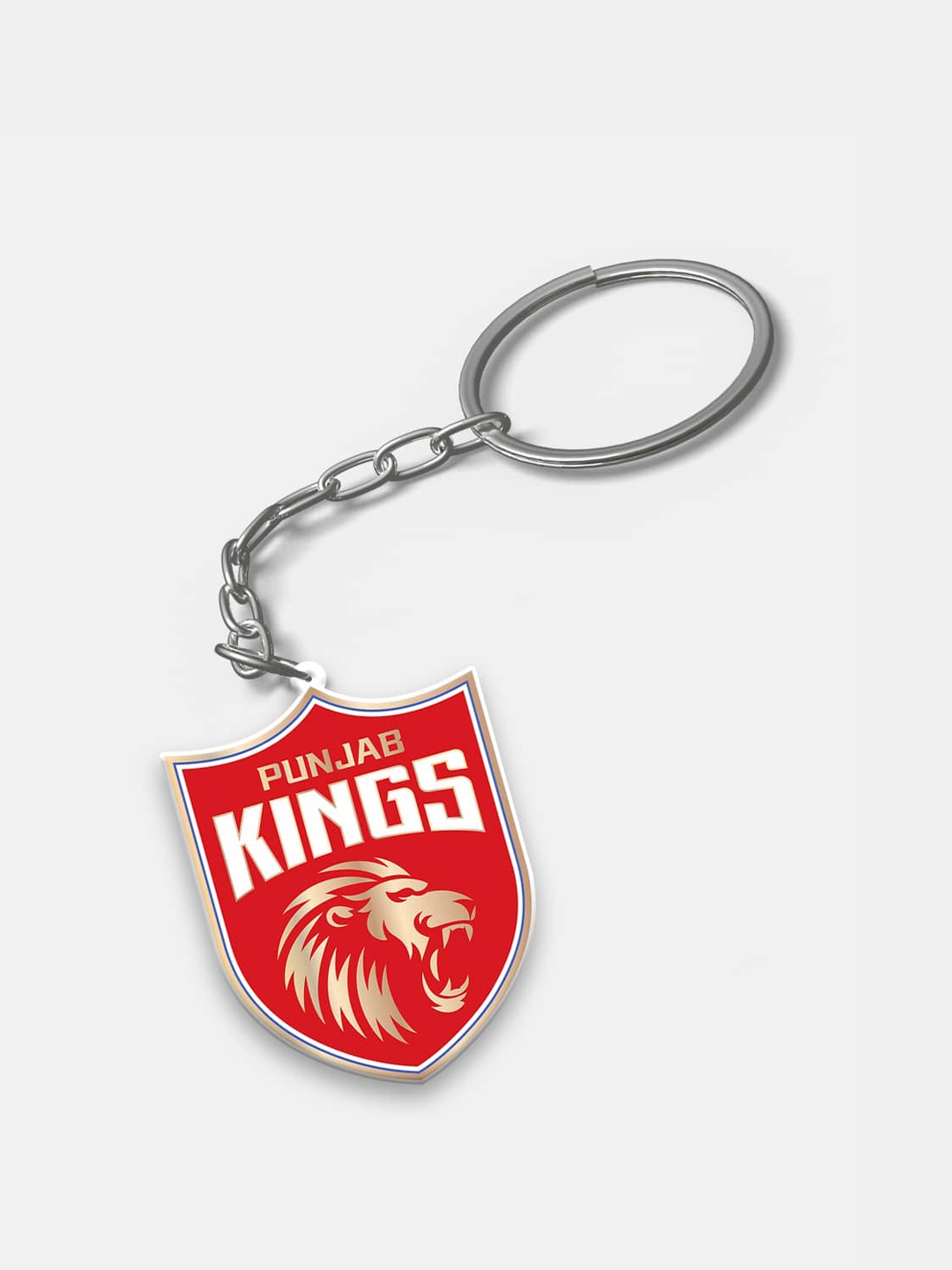 

FanCode Sher-e-Punjab Metal Keychain, Red