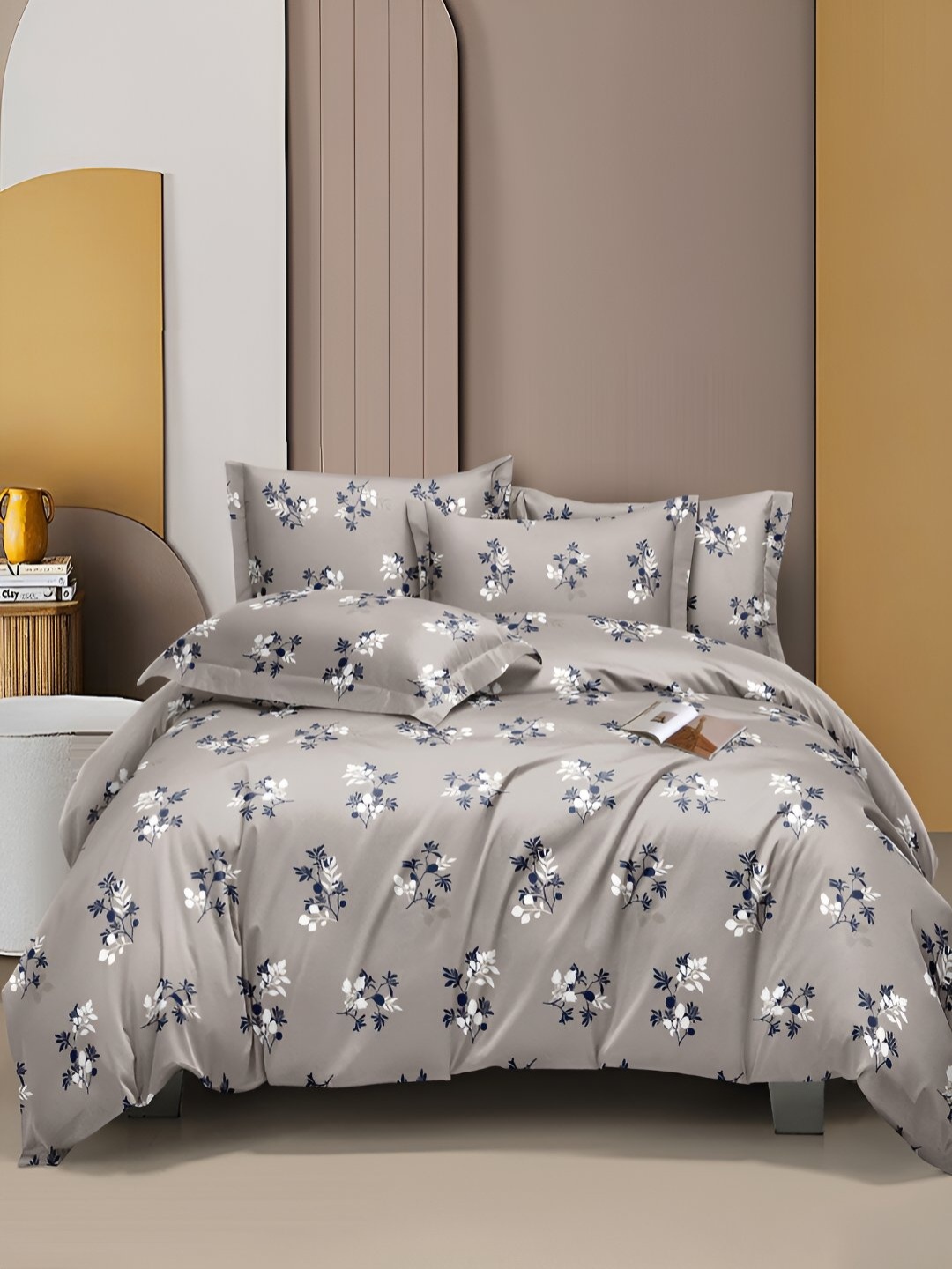 

GAPU & BALY Multicoloured 180 TC Queen Bedsheet with 2 Pillow Covers, Multi