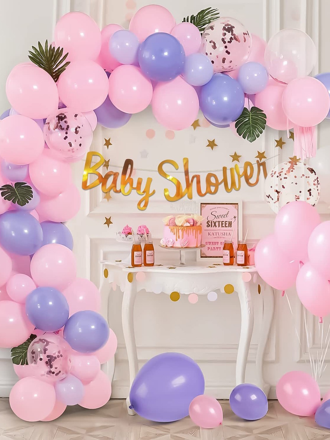 

Special You Purple & Pink Balloons Baby Shower Decorations