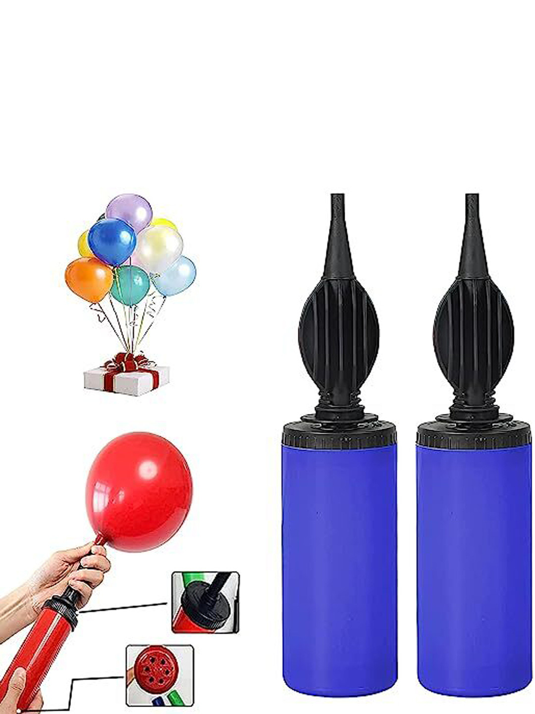 

Special You Blue & Black 2Pcs Air Ballon Pumps