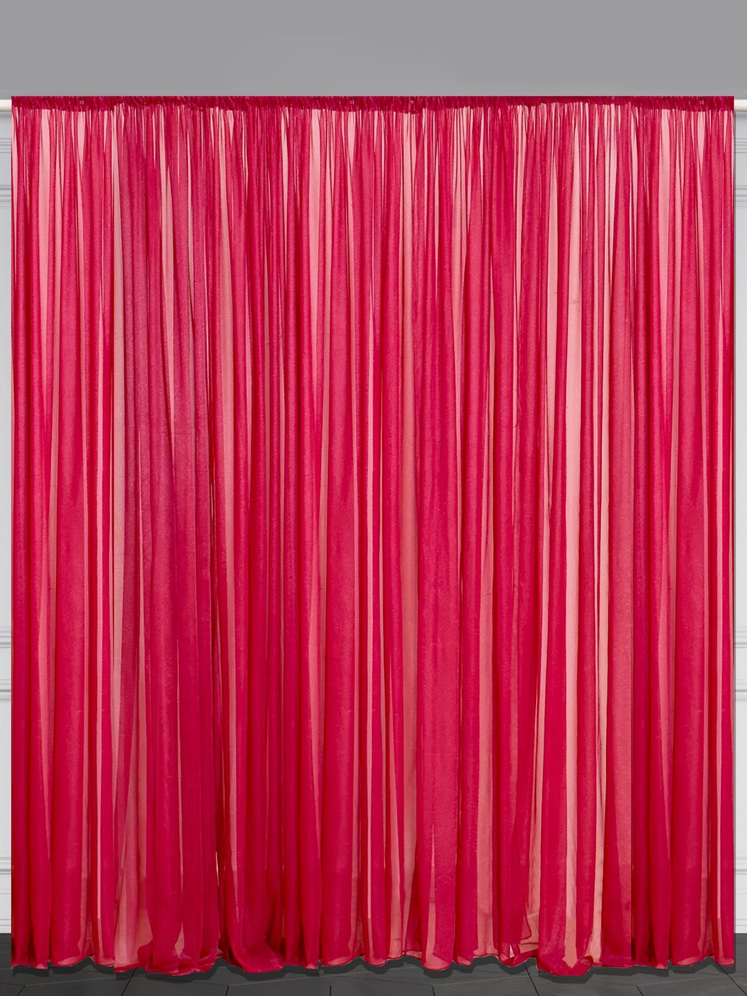 

Special You Red 3 Pcs Long Door Curtain