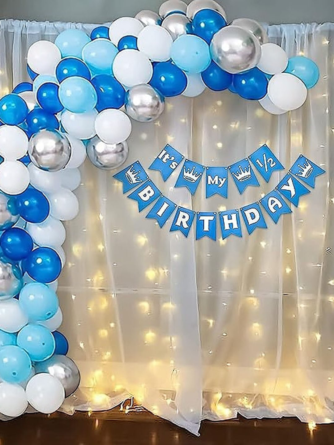 

Special You Blue & White 64 Pieces Birthday Decor Set