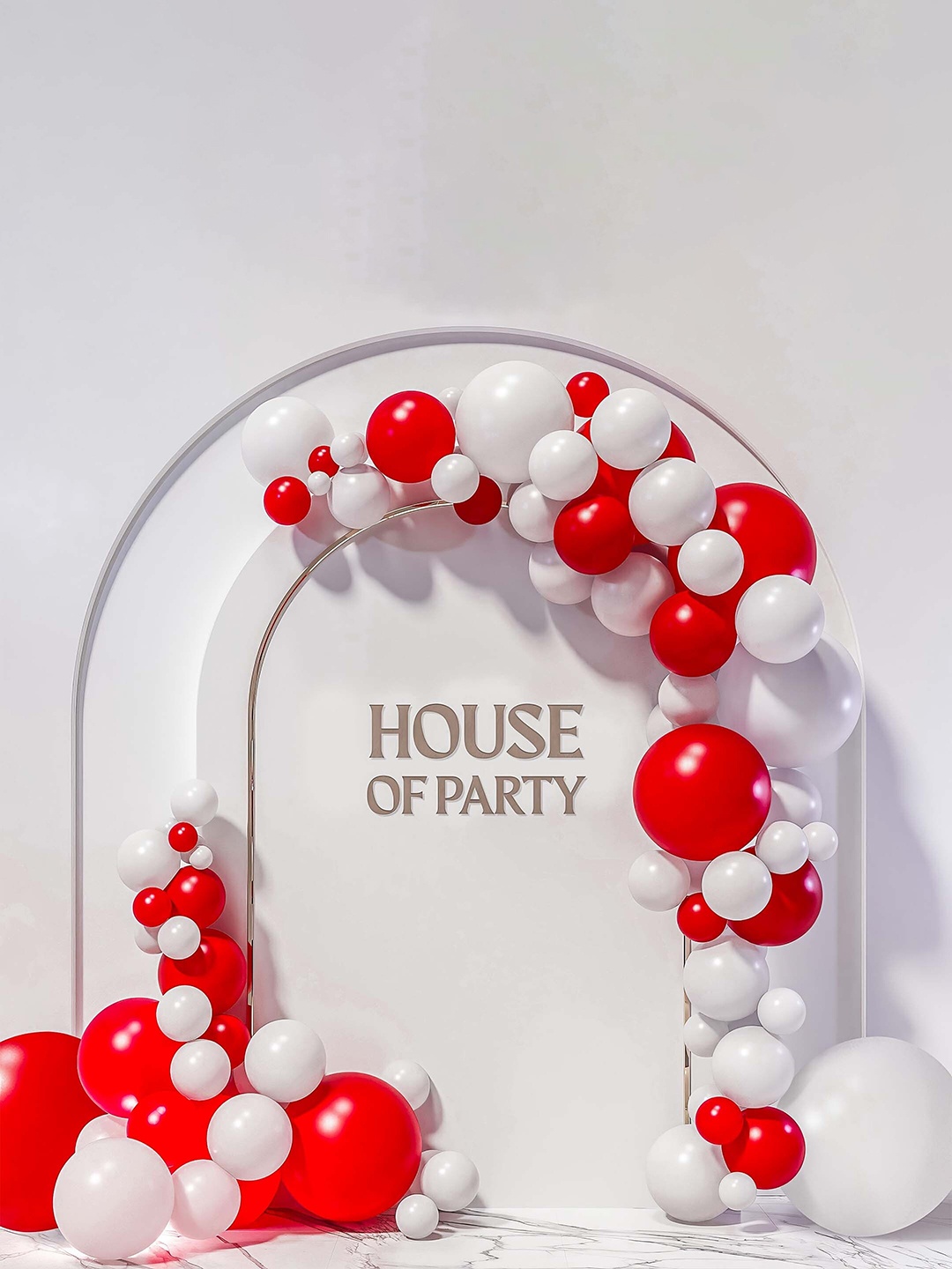

Special You Red & White 50 Pieces Balloons Festive Decor