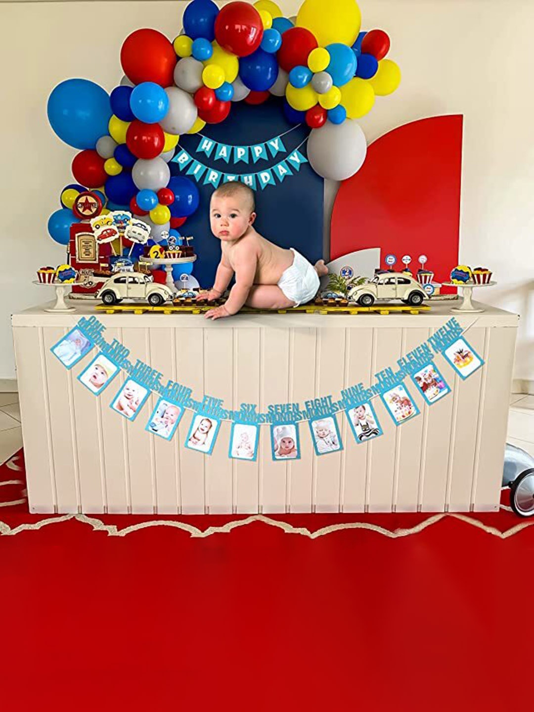 

Special You Blue & Red 53 Pieces Birthday Decor Set