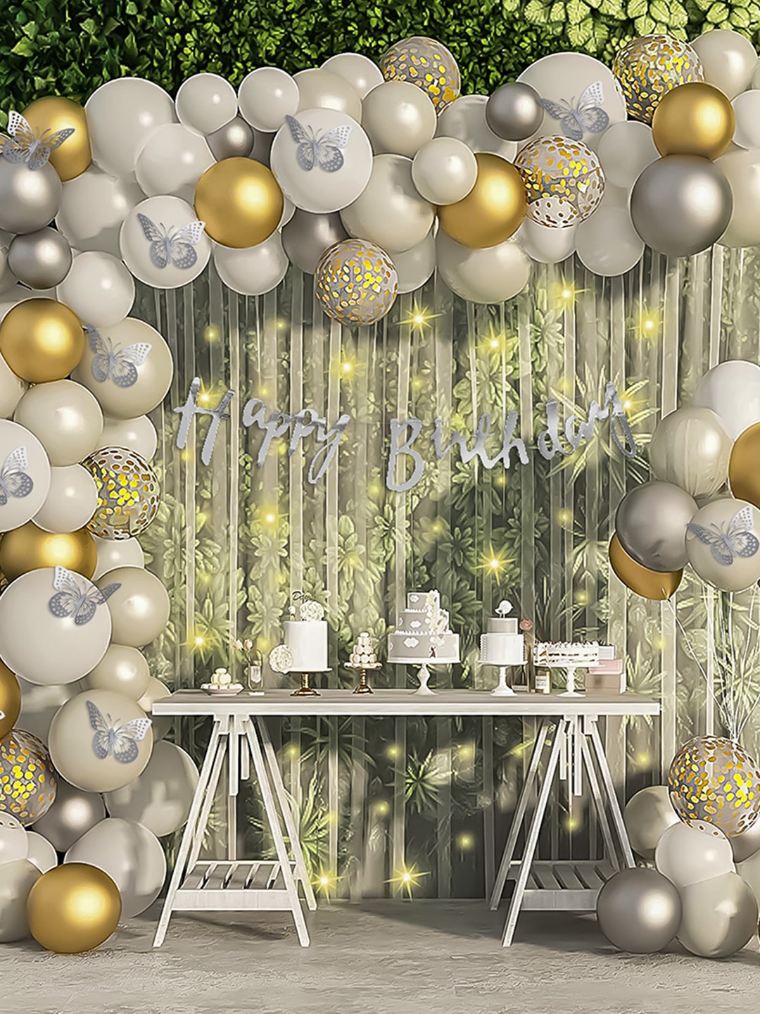 

Special You Grey & Beige 85 Pieces Happy Birthday DIY kit