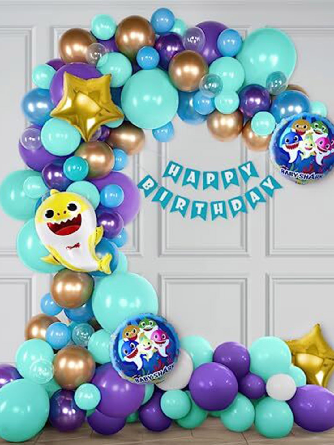 

Special You Yellow & White Baby Shank Balloon Set
