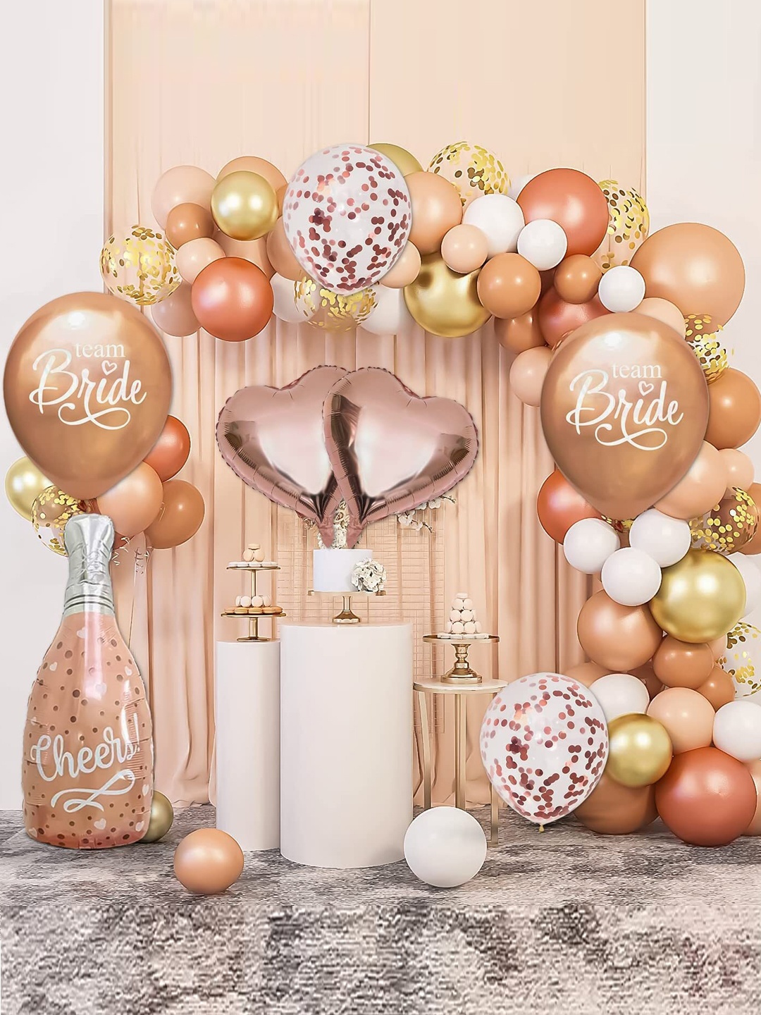 Special You 71-Pcs Peach Coloured Decoration Kit