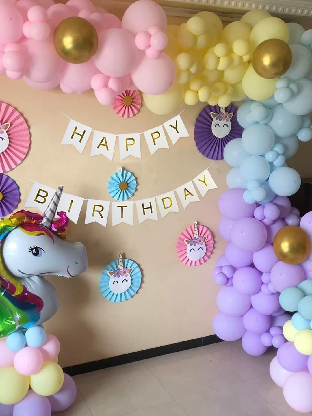 

Special You Pink & Purple Unicorn Theme Birthday Festive Decor