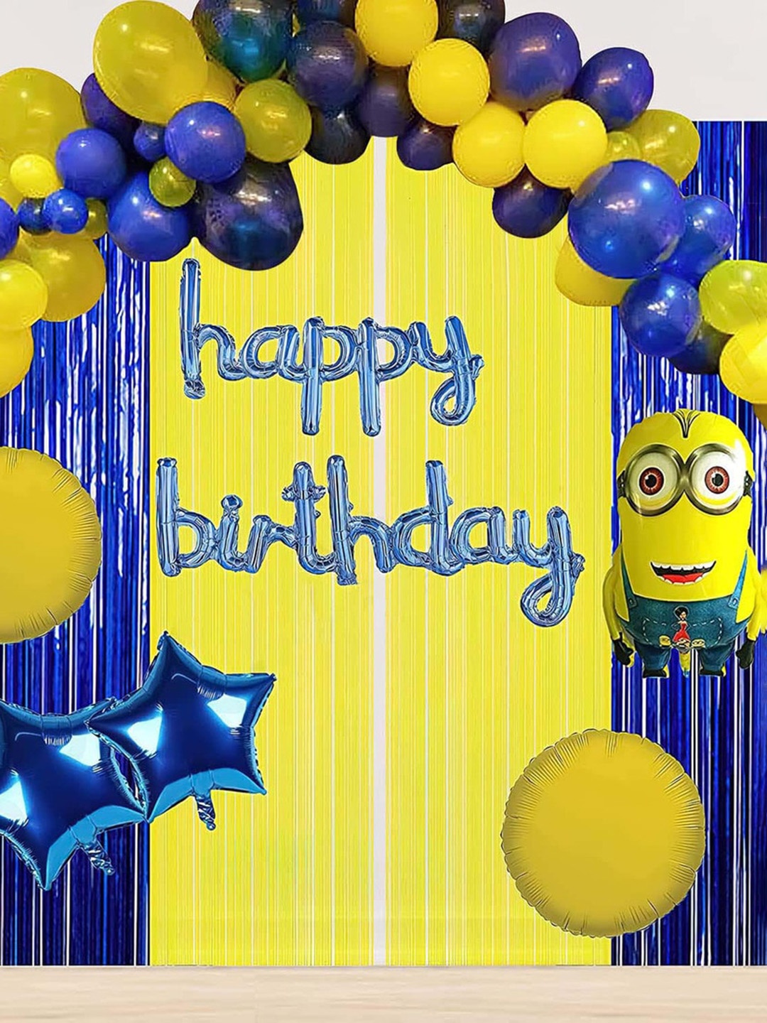 

Special You Yellow & Blue 50 Pieces Minion Theme Balloons Decoration Items