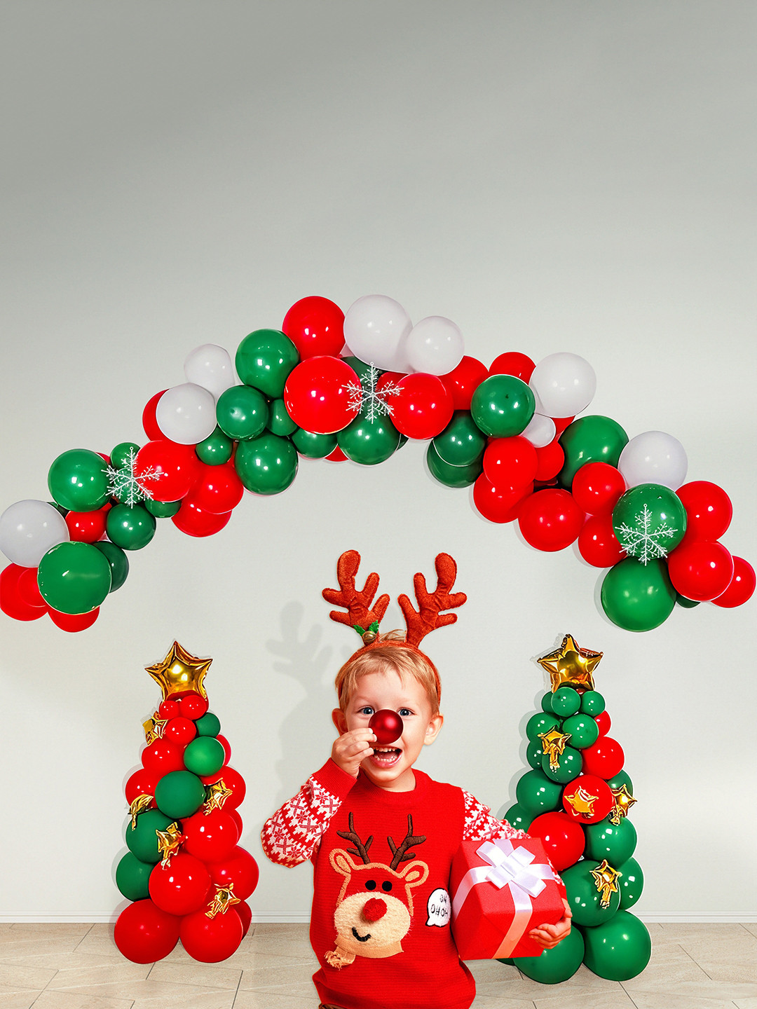 

Special You Red & Green 71 Pcs Christmas Decoration Balloons