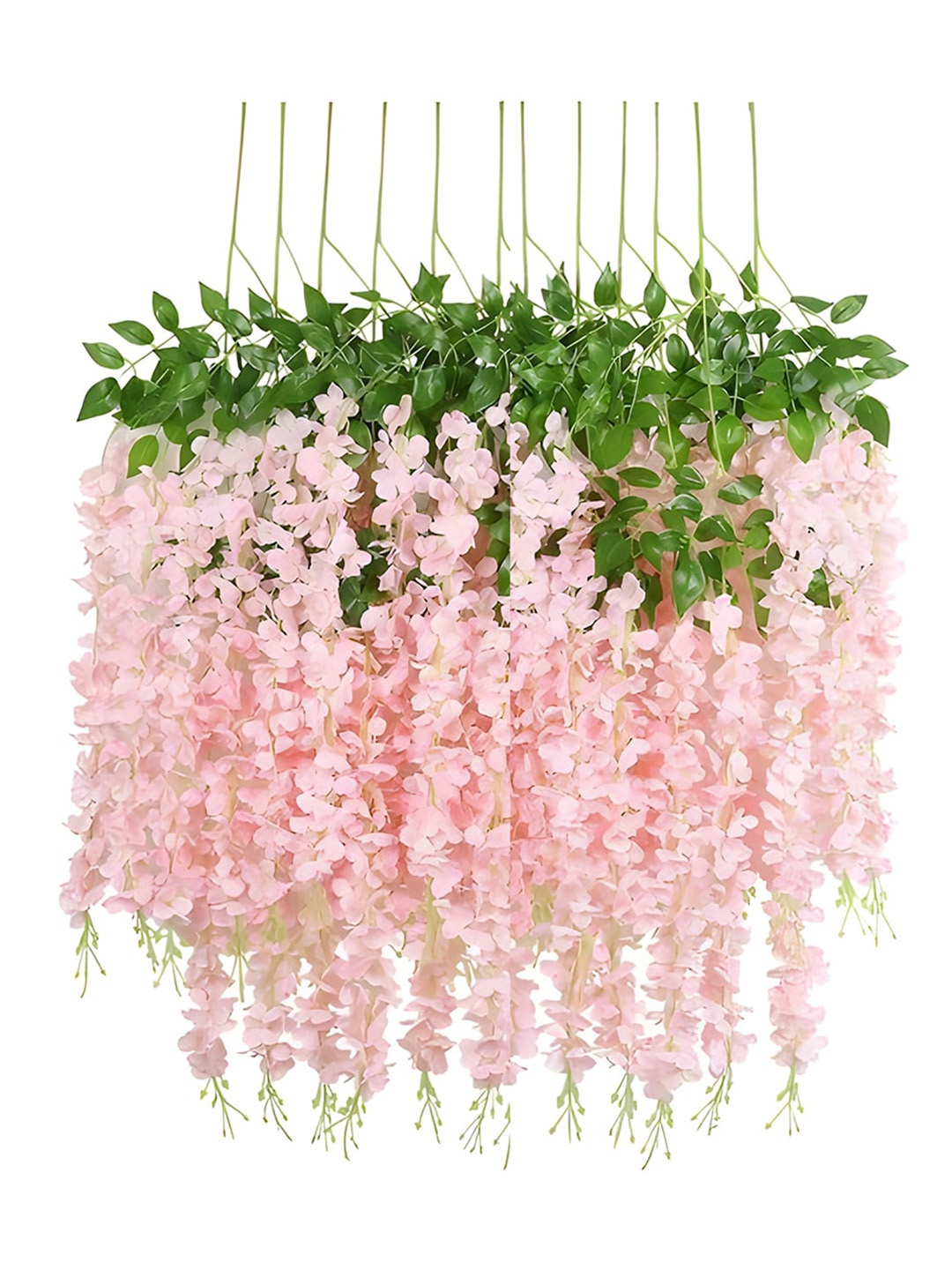 Special You Pink 12 Pieces Wisteria Artificial Flowers Hanging