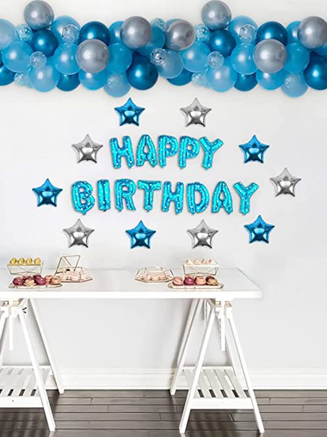 Special You Blue 60 Pieces Birthday Decor