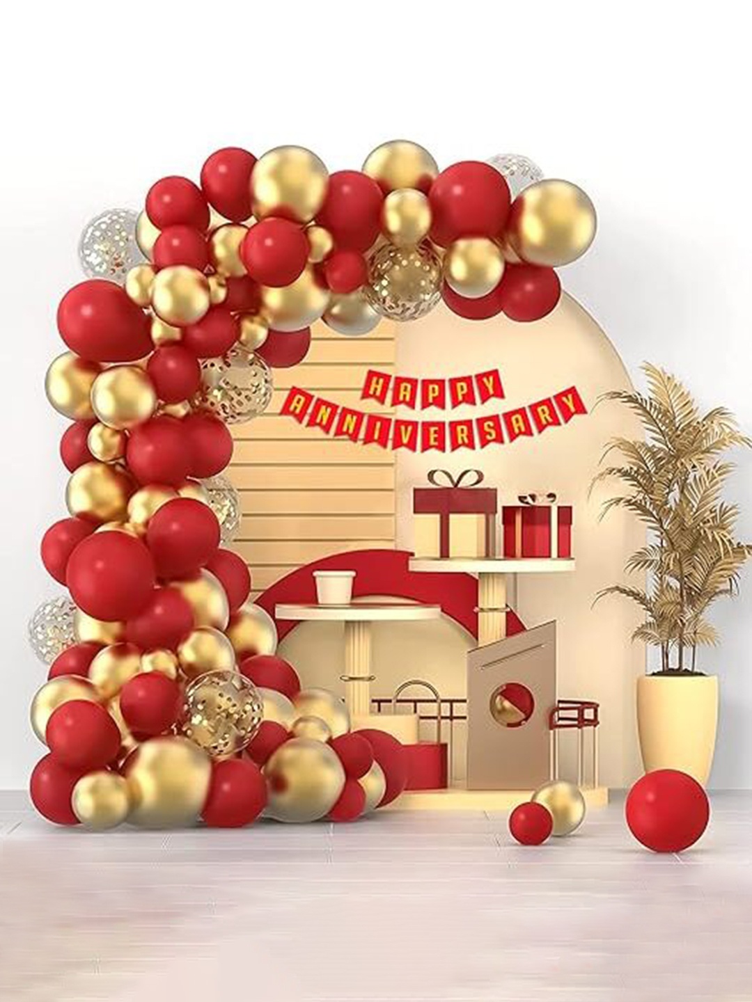 

Special You Red & Yellow 53 Pcs Balloons Decoration Items
