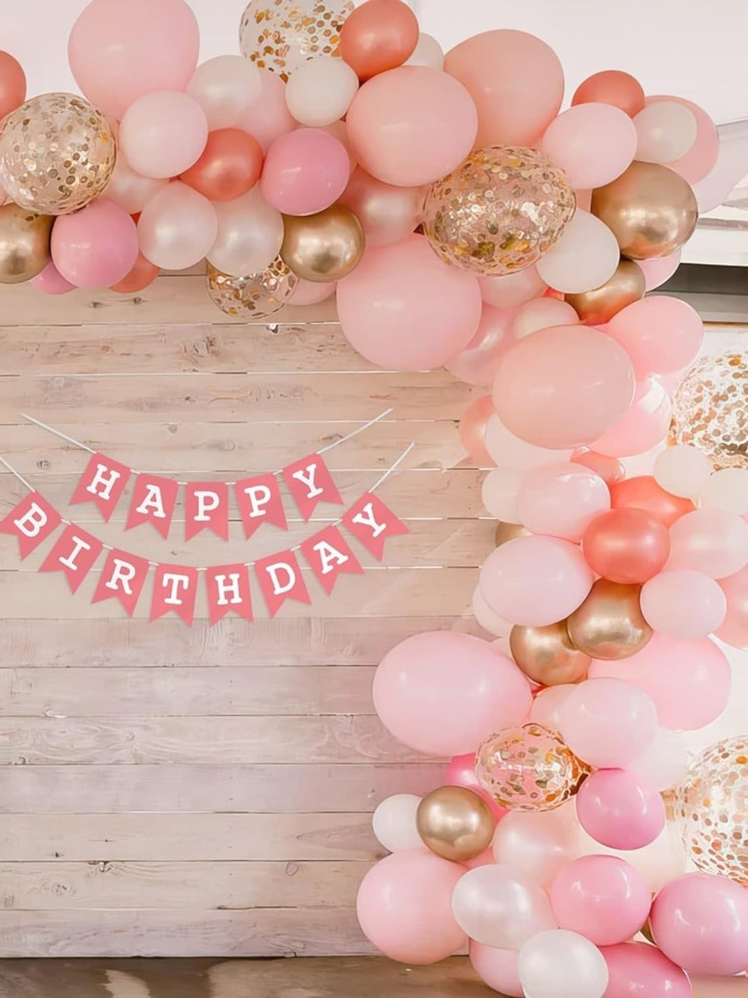Special You 46-Pcs Pink & Yellow Balloons Decoration Items