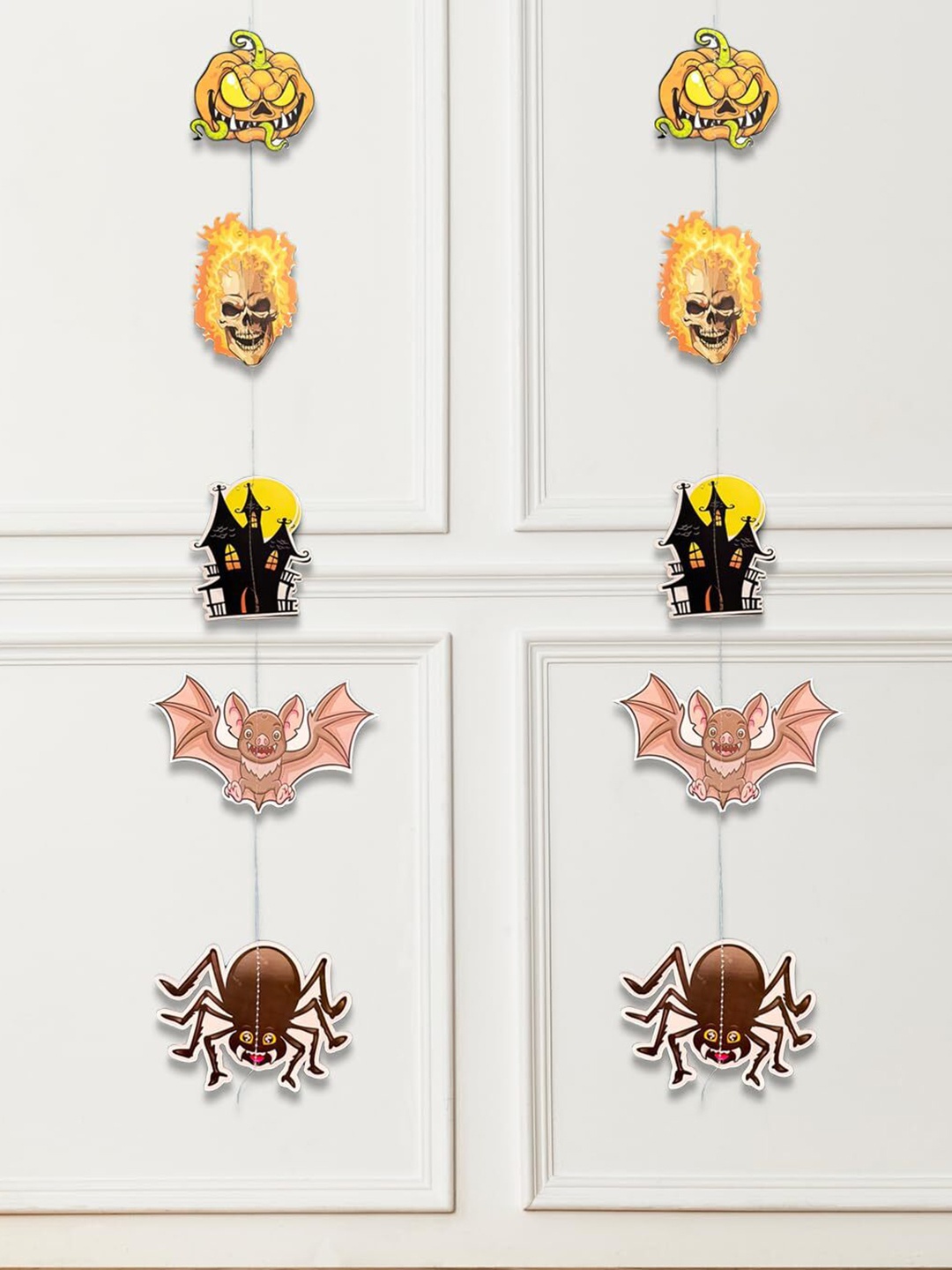 Special You Orange 2 Pieces Textured Halloween Garlands