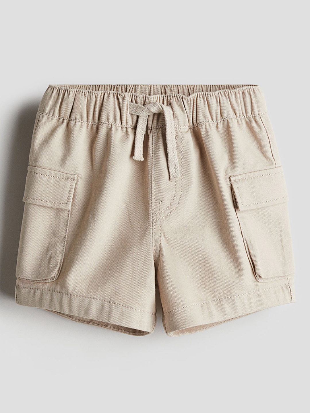 

H&M Boys Cotton Cargo Shorts, Beige