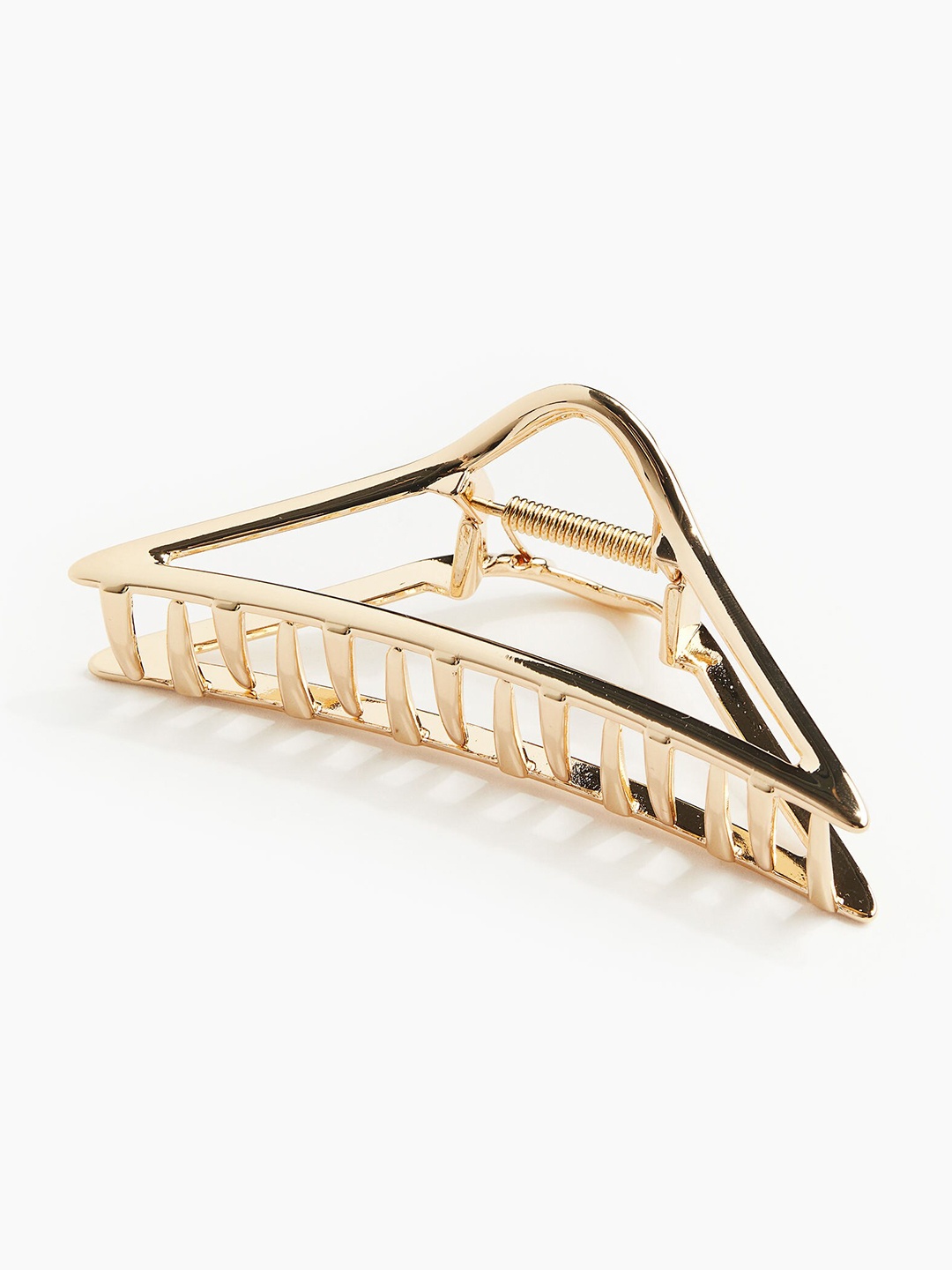 

H&M Triangular Metal Hair Claw, Gold