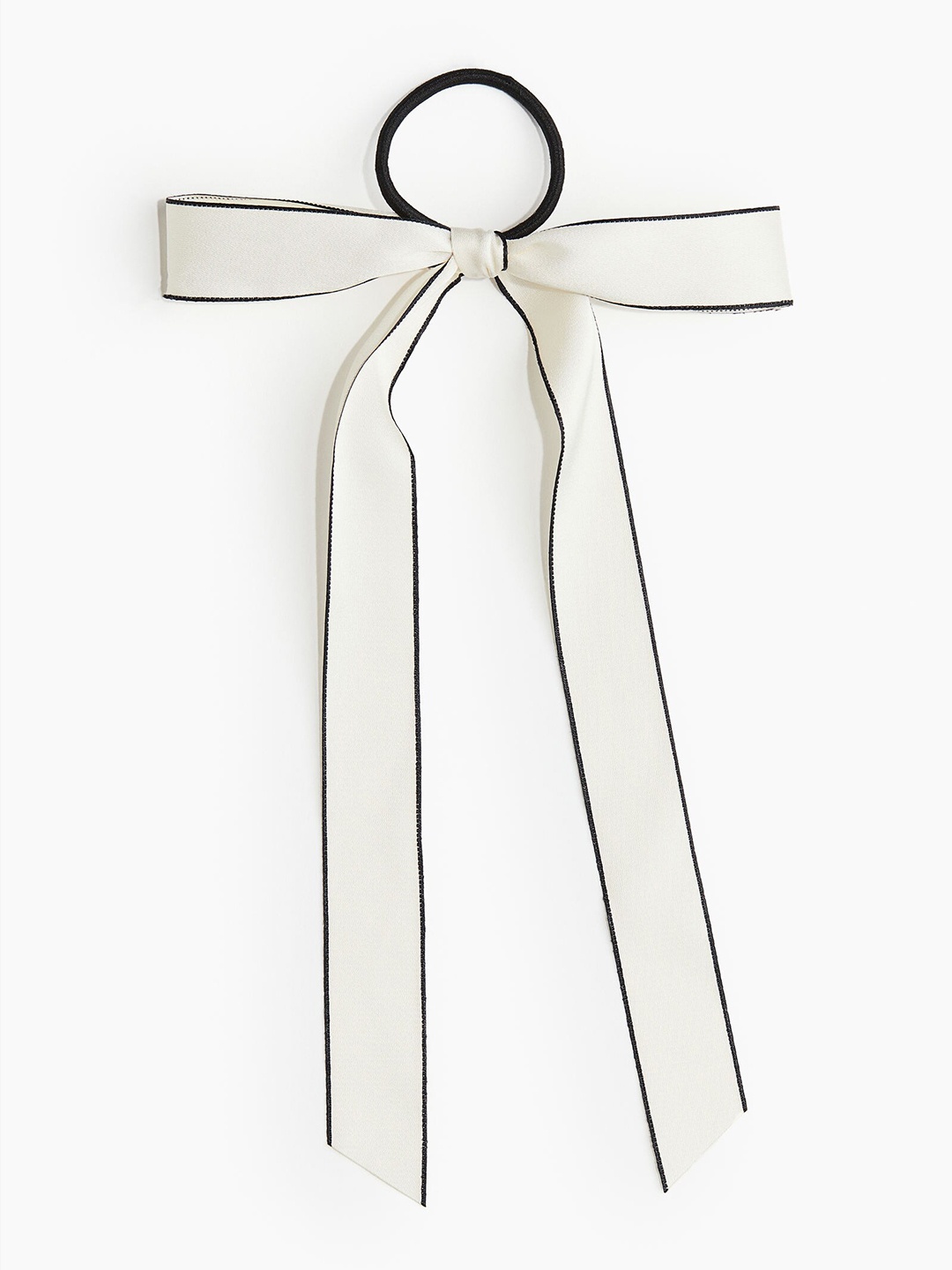 

H&M Bow-Detail Hair Elastic, White