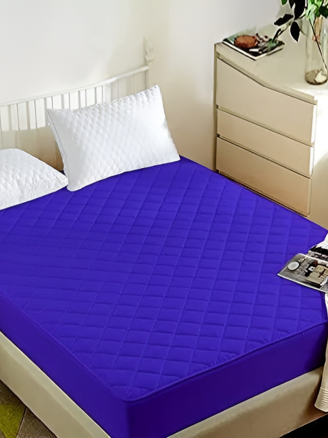 

Comfowell Blue Water Resistant Mattress Protector