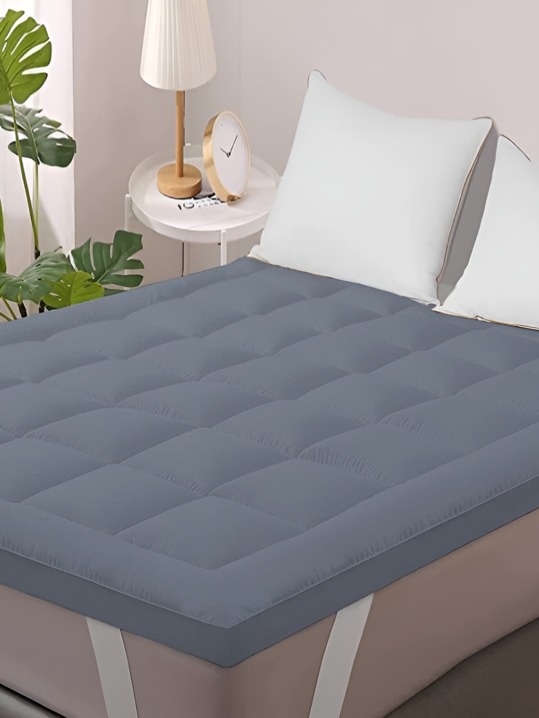 

Comfowell Grey Quilted Cotton Water Resistant Mattress Protector