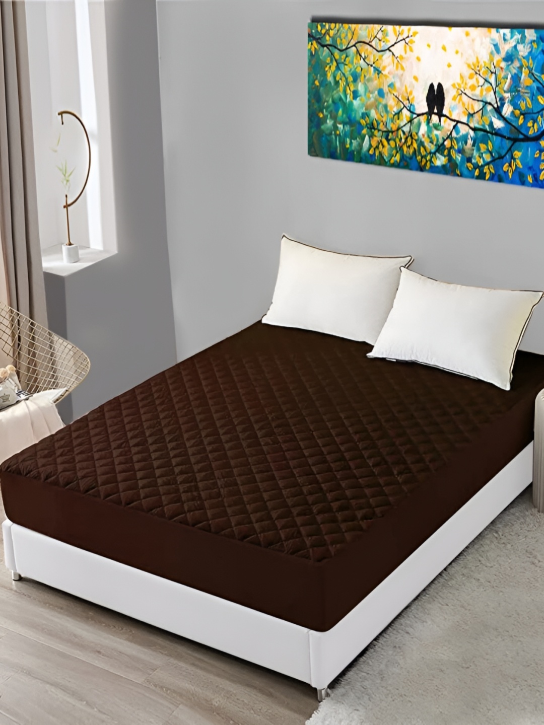 

Comfowell Brown Water Resistant Mattress Protector