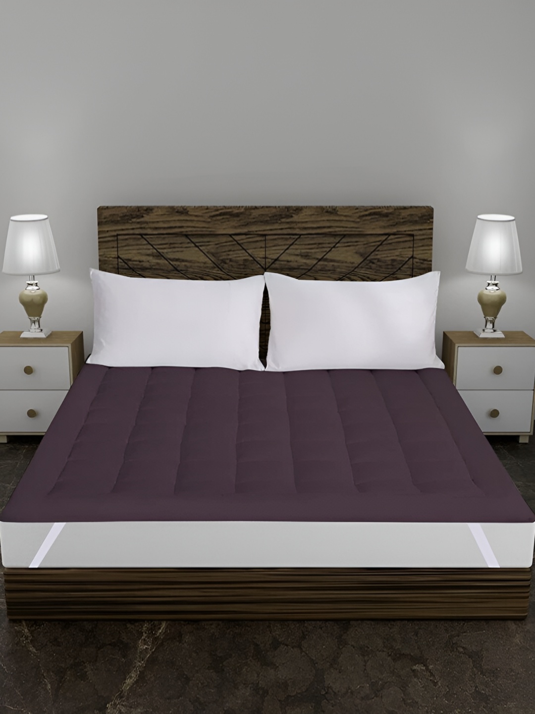 

Comfowell Purple Cotton Water Resistant Single Size Mattress Protector
