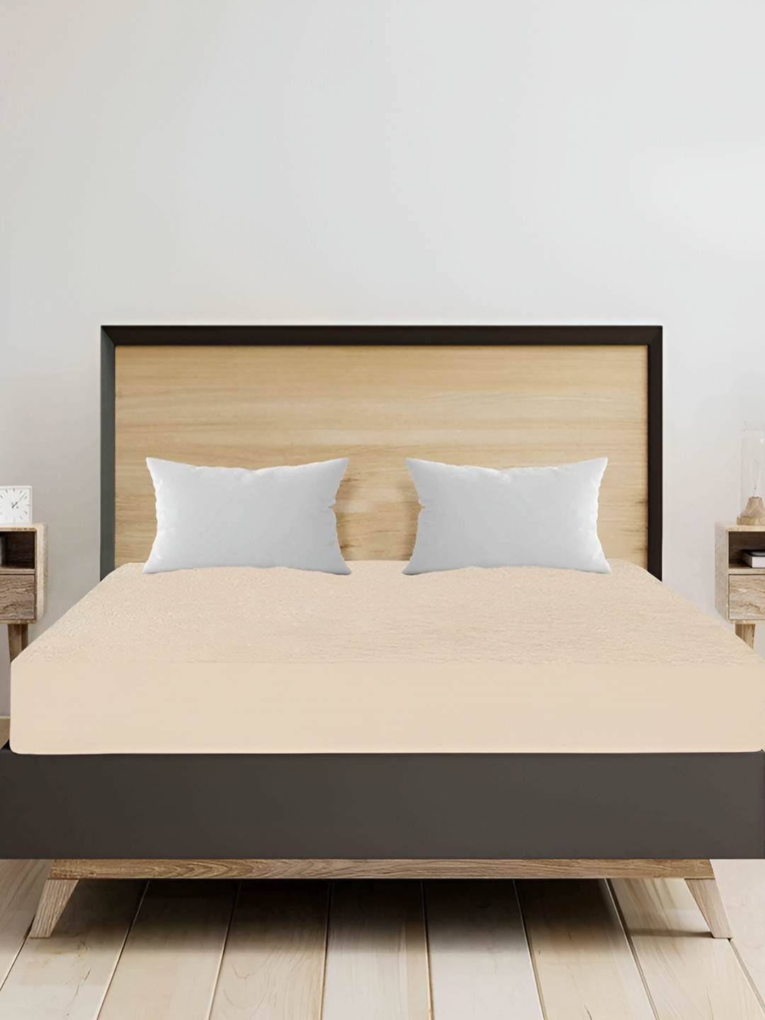 

Comfowell Beige Cotton Fitted Queen Water Resistant Mattress Protector