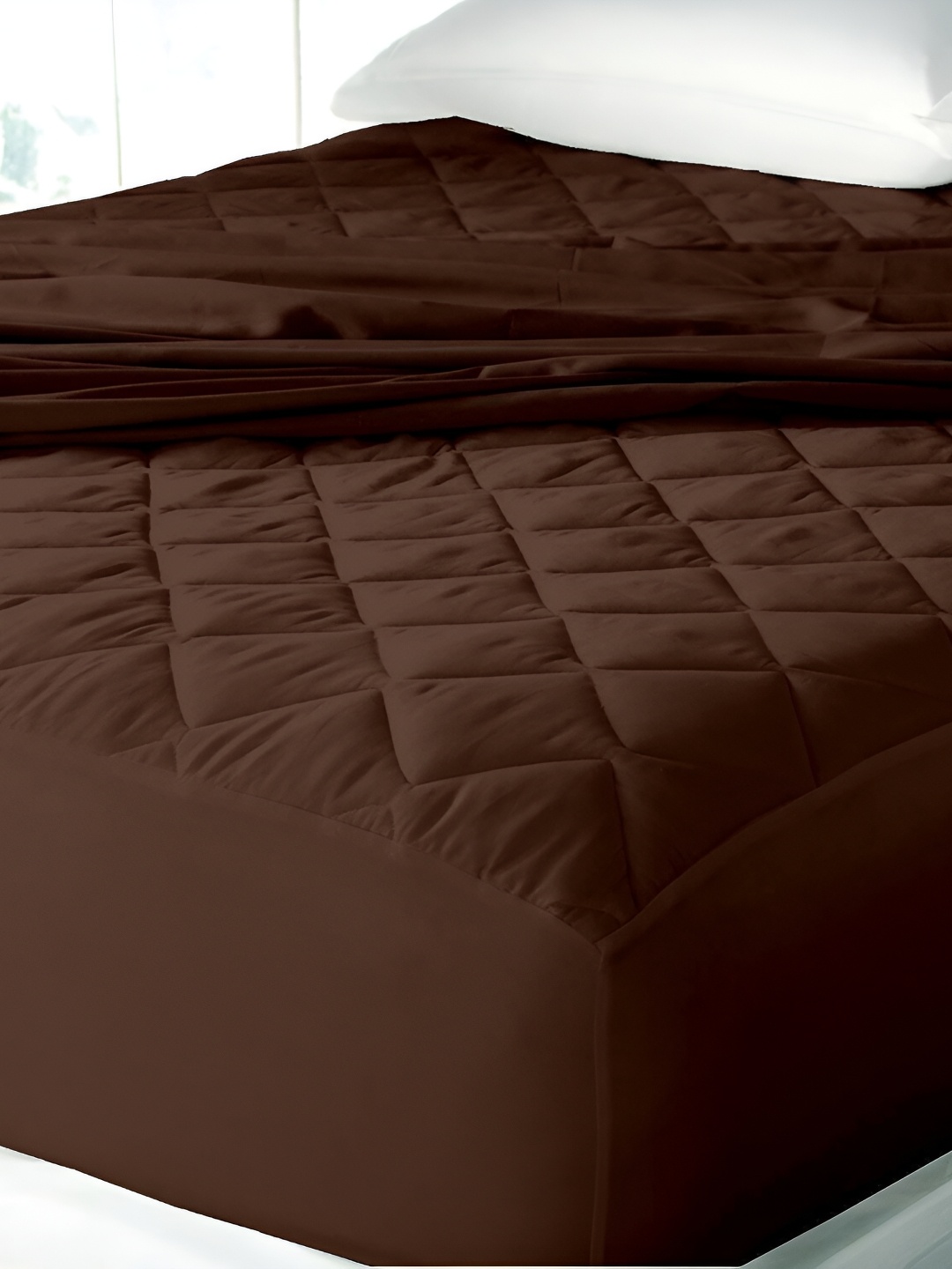 

Comfowell Brown Cotton Water Resistant Mattress Protector