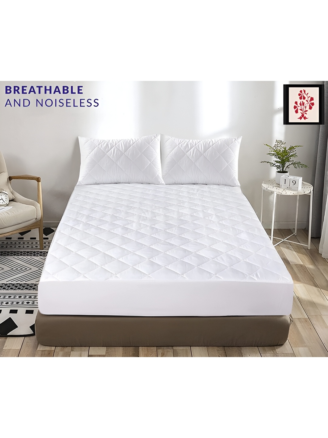 

Comfowell White Water Resistant Mattress Protector