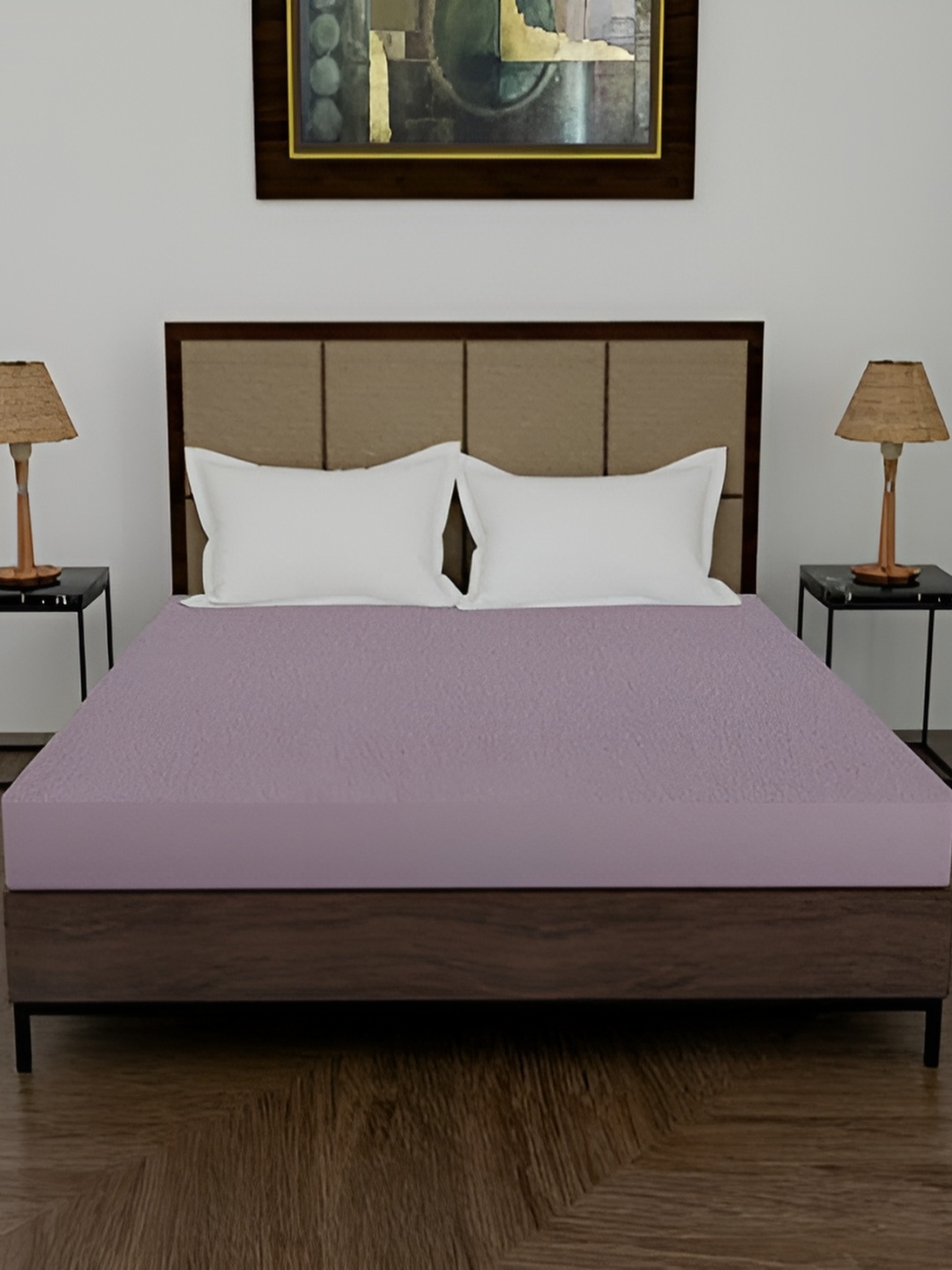 

Comfowell Grey Cotton Single Size Water Resistant Fitted Mattress Protector