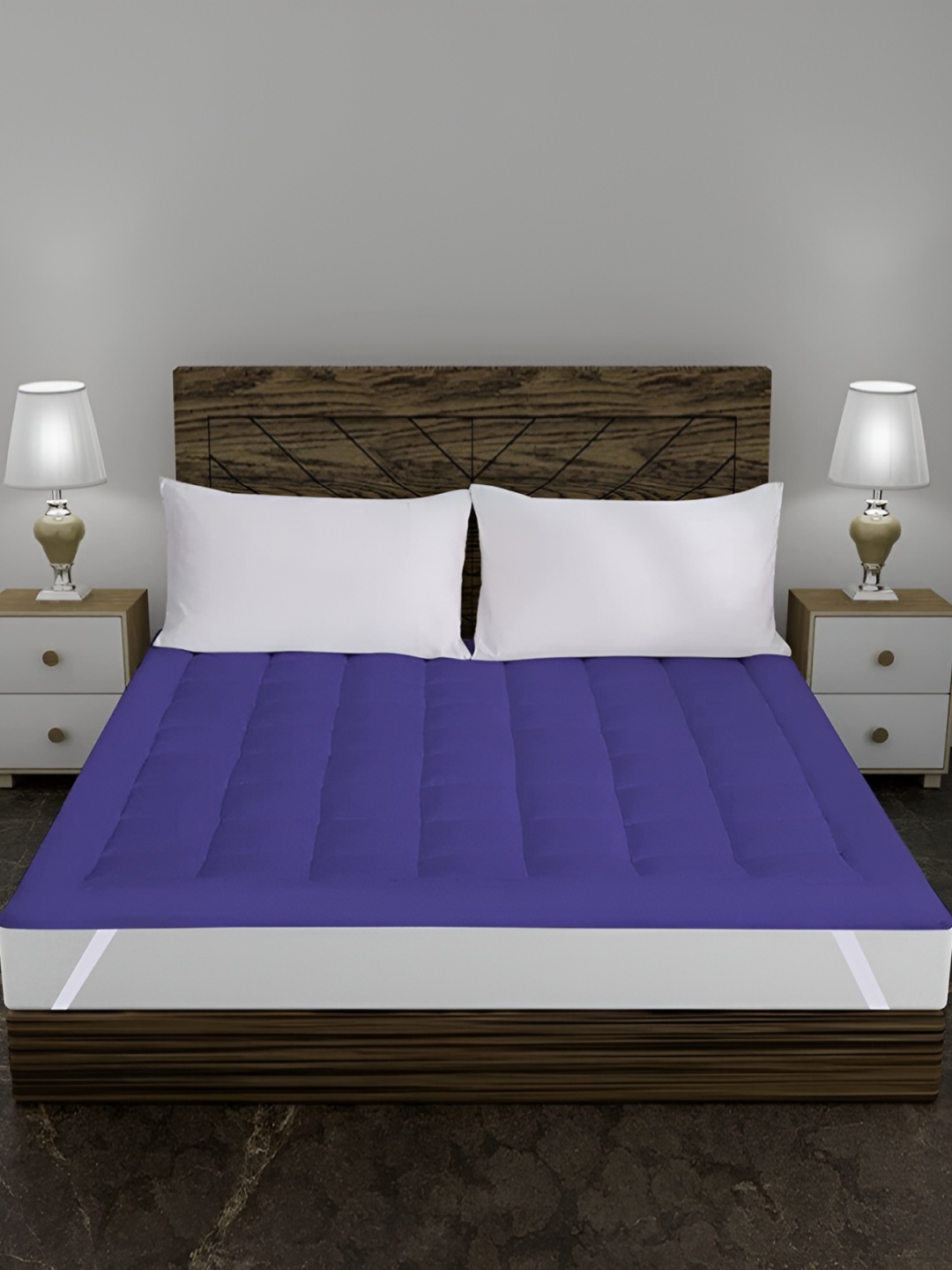 

Comfowell Blue Topper Cotton Single Size Waterproof Mattress Cover