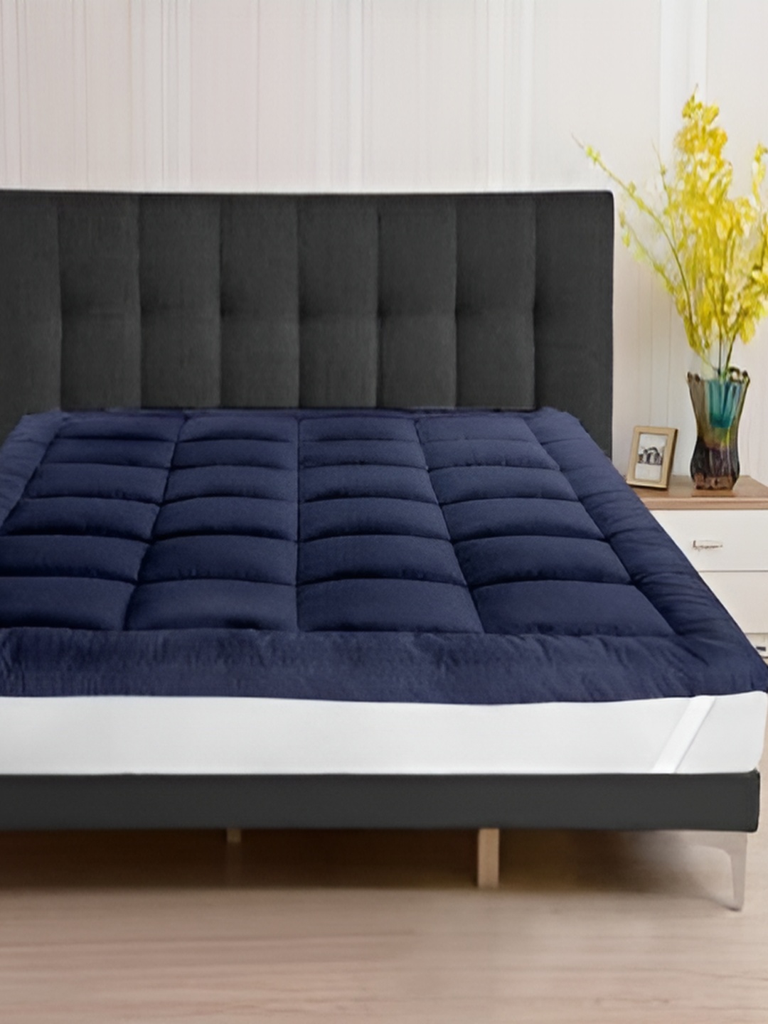 

Comfowell Blue Cotton Water Resistant Fitted Mattress Protector