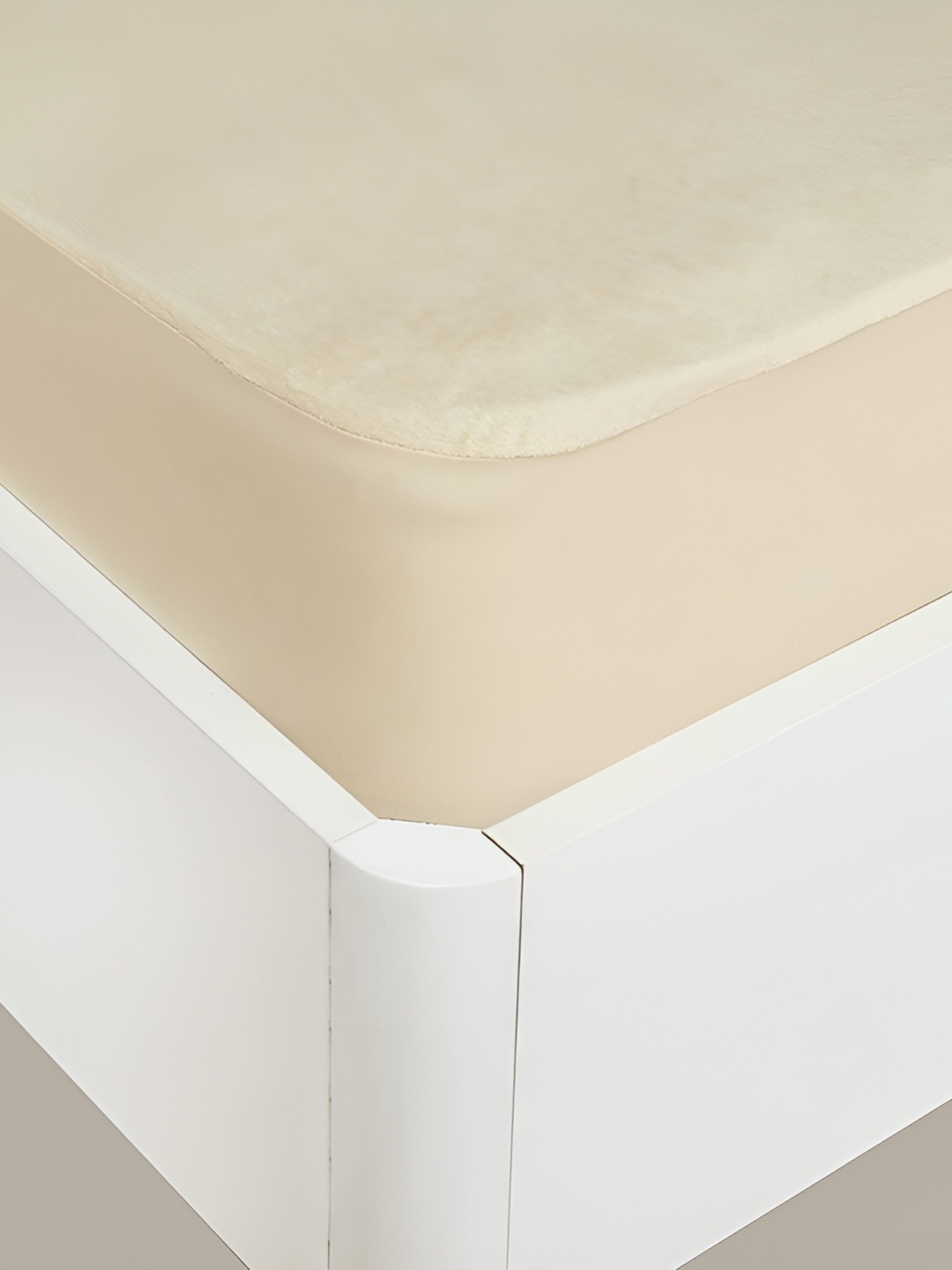 

Comfowell Beige Cotton Water Resistant Fitted Mattress Protector