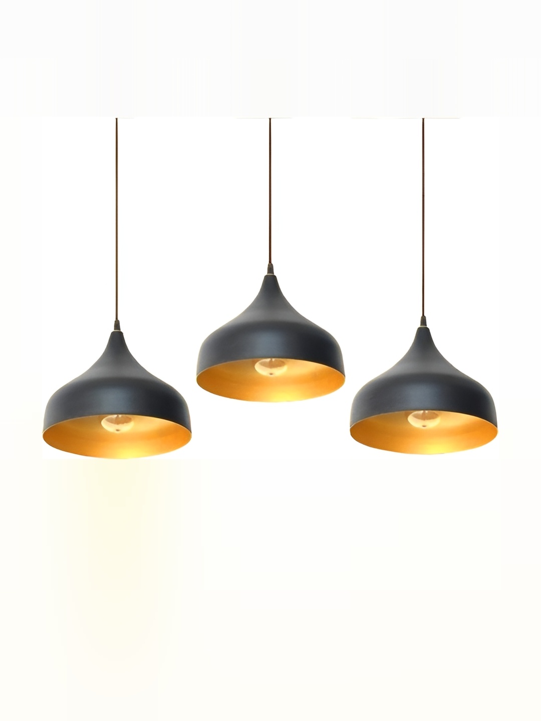 

Areezo Black Metal Bell Shaped Contemporary Ceiling Lamp