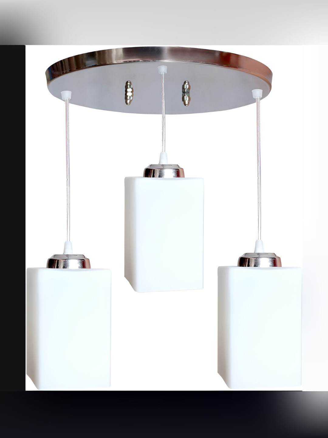 

Areezo White Glass Ceiling Lamp