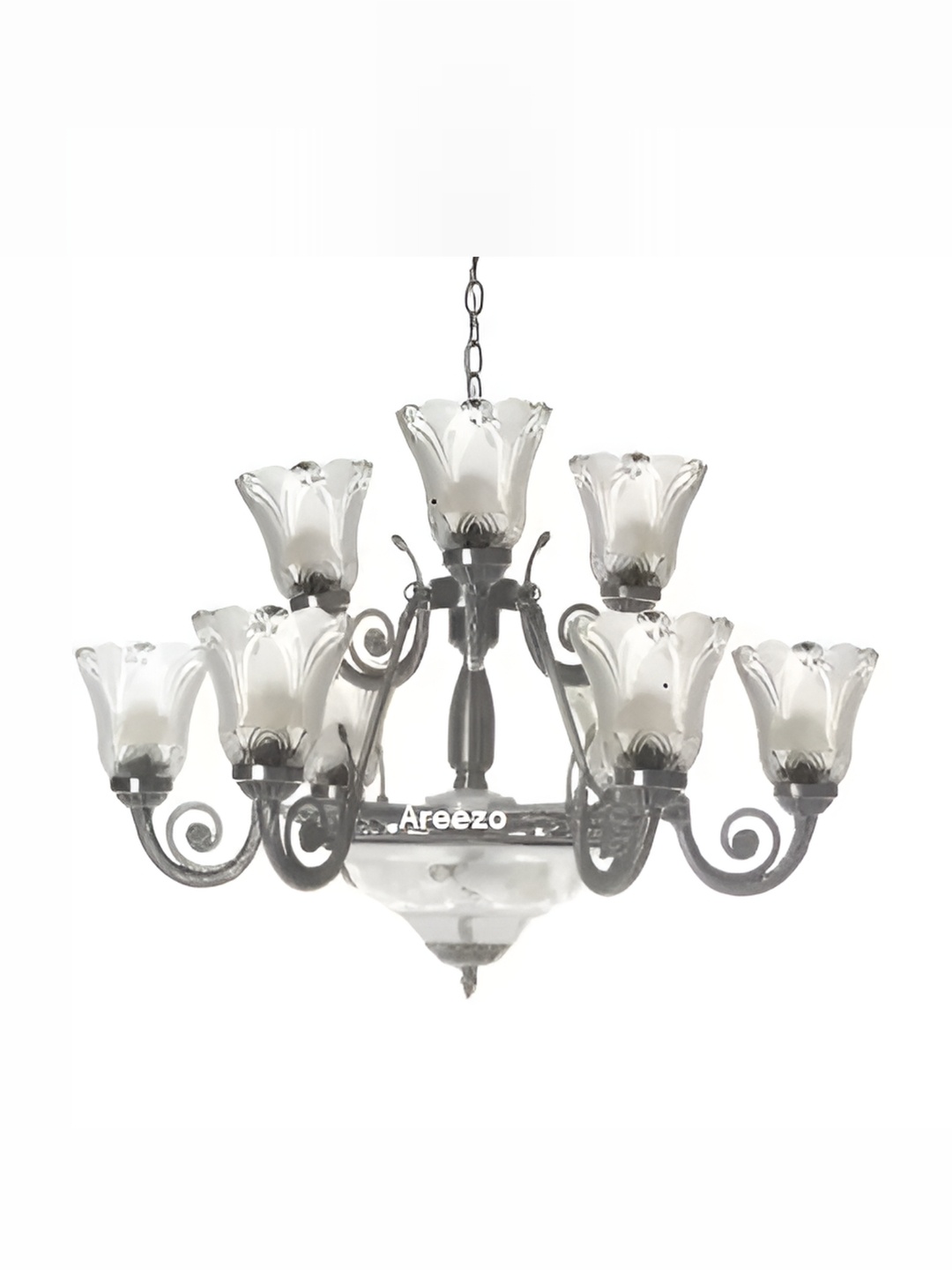 

Areezo Gold-Toned Metal Contemporary Ceiling Lamp