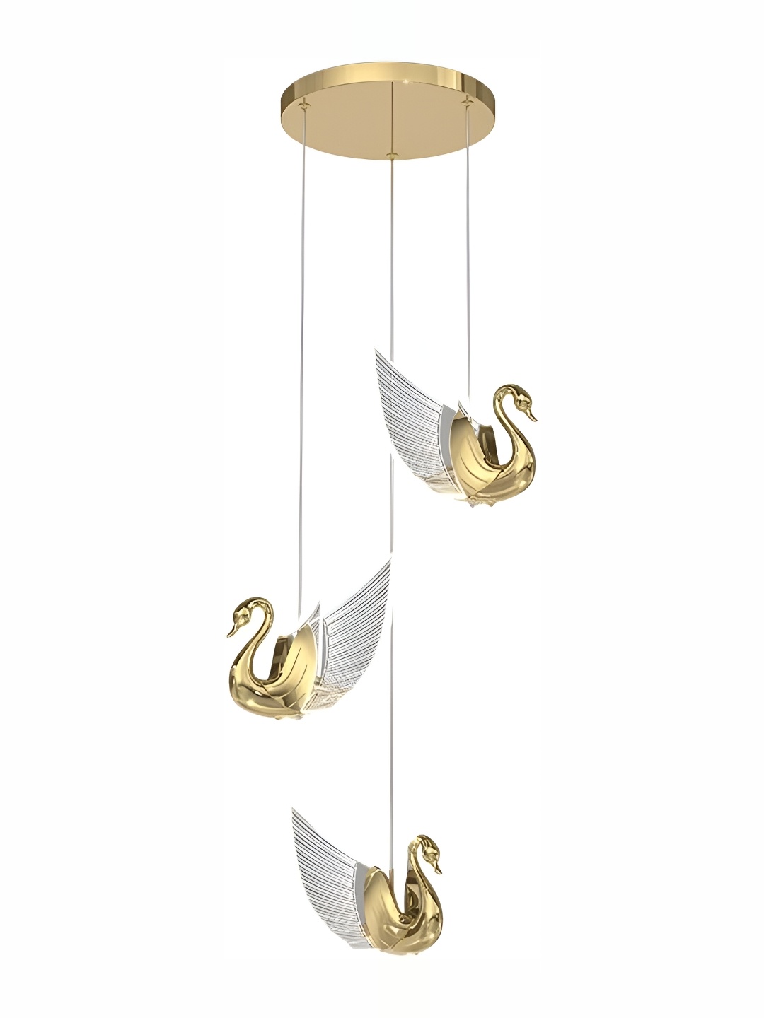 

Areezo Gold-Toned Aluminium Ceiling Lamp