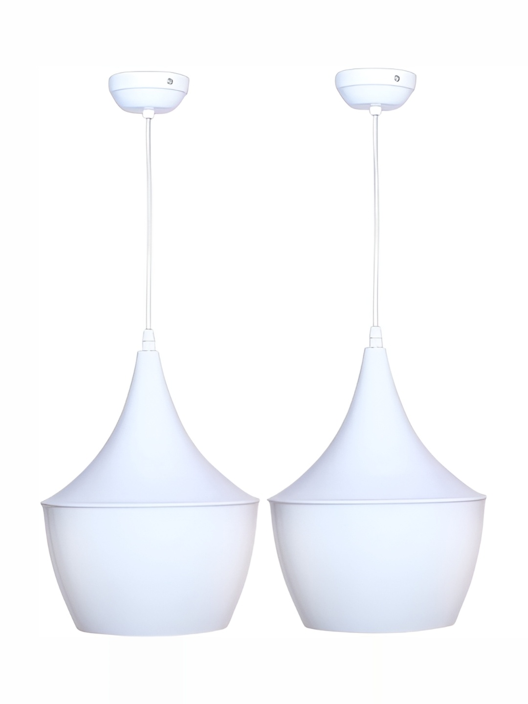 

Areezo White 2 Pieces Bell Shaped Aluminium Ceiling Lamp