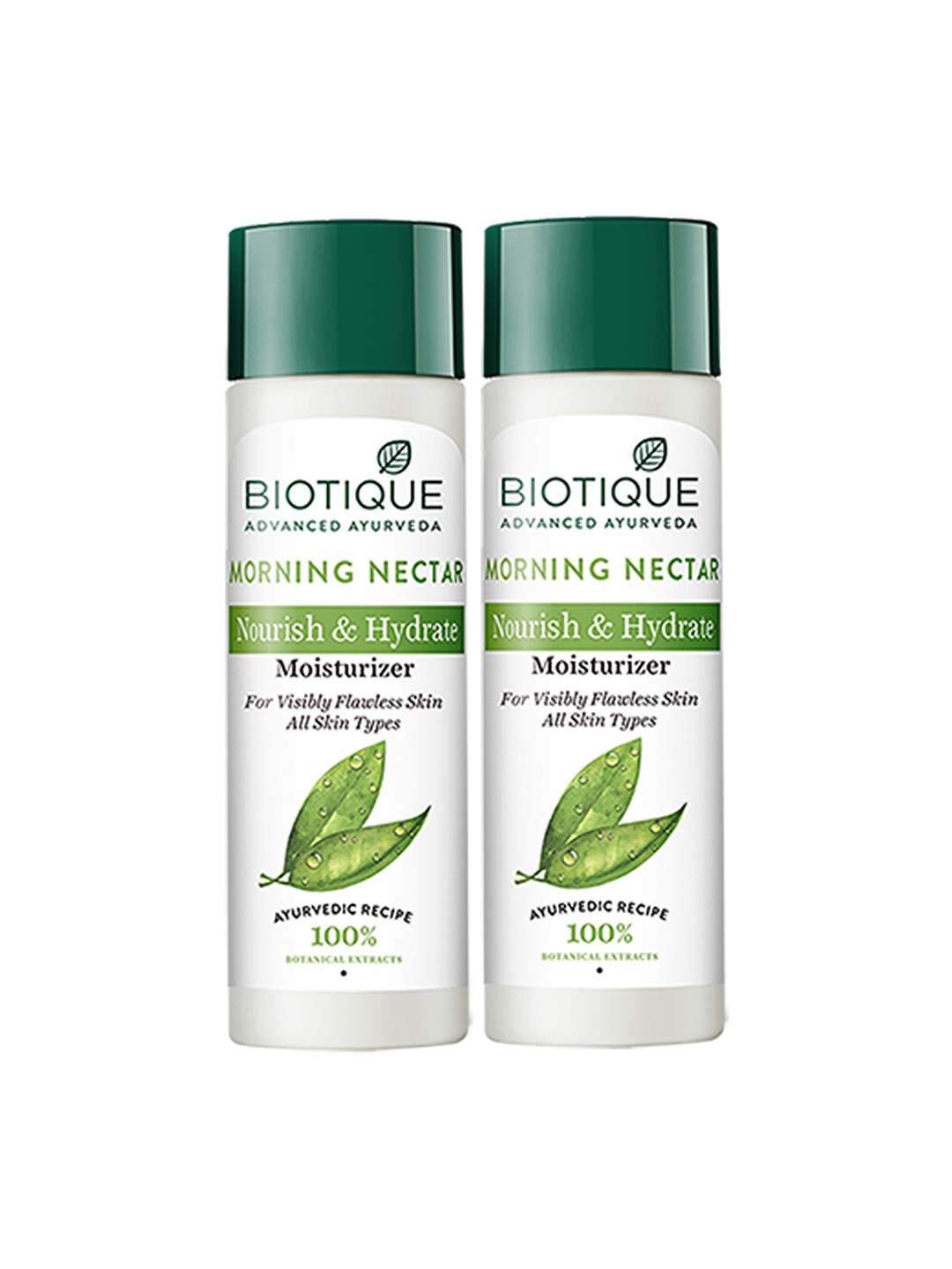 

Biotique Set of 2 Morning Nectar Nourish & Hydrate Moisturizer - 190 ml Each, White