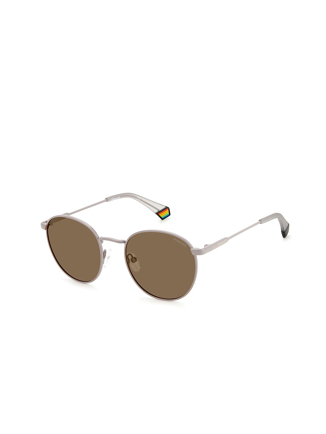 

Polaroid Unisex Aviator Sunglasses with UV Protected Lens 20481010A51SP, Bronze