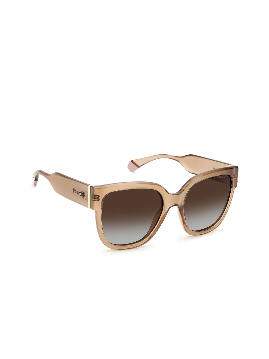 

Polaroid Women Square Sunglasses With UV Protected Lens, Brown