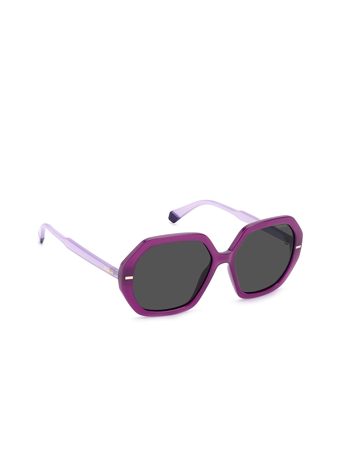 

Polaroid Women Round Sunglasses With UV Protected Lens, Grey