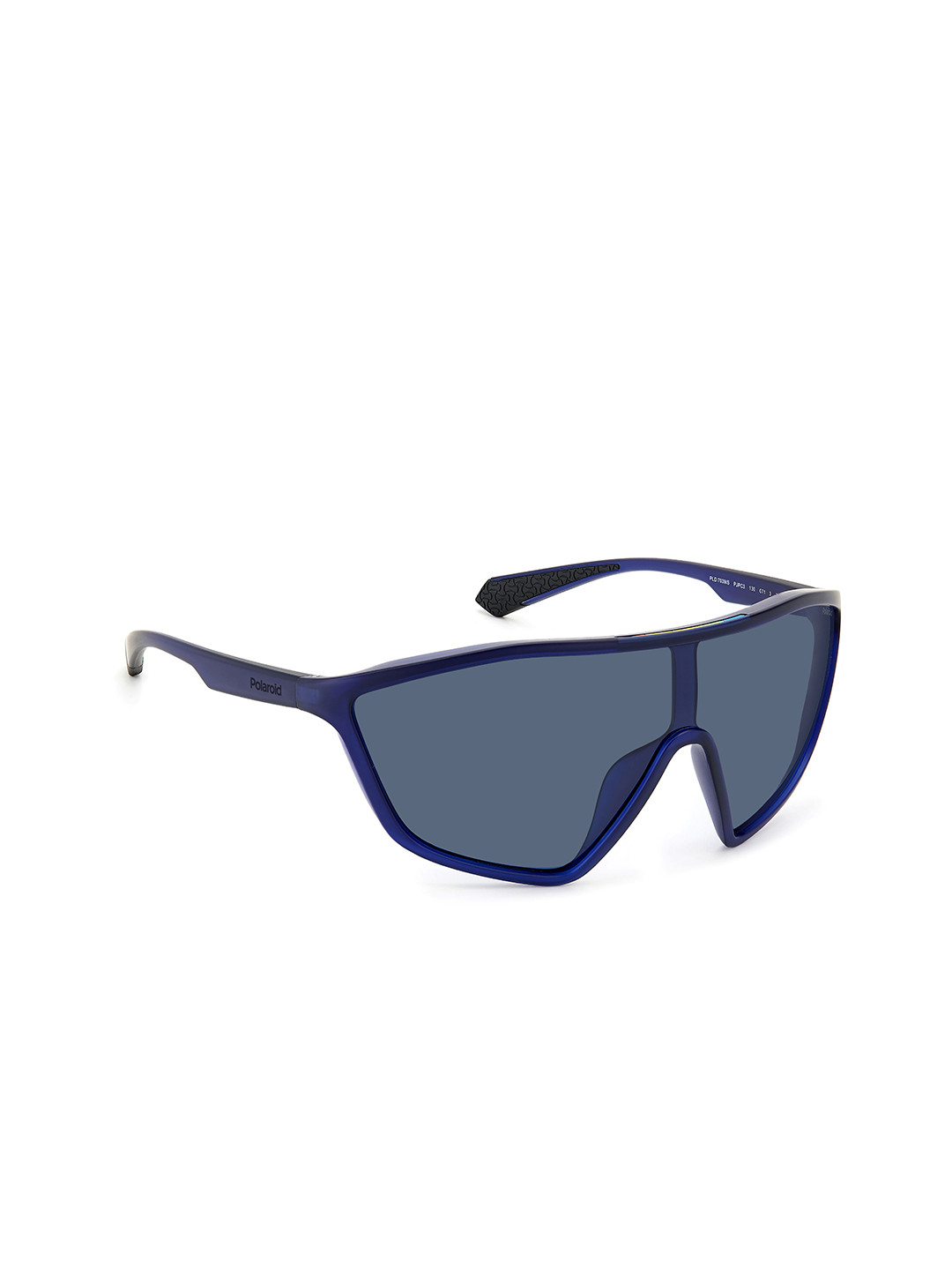 

Polaroid Unisex Oversized Sunglasses with UV Protected Lens 204819PJP99C3, Blue