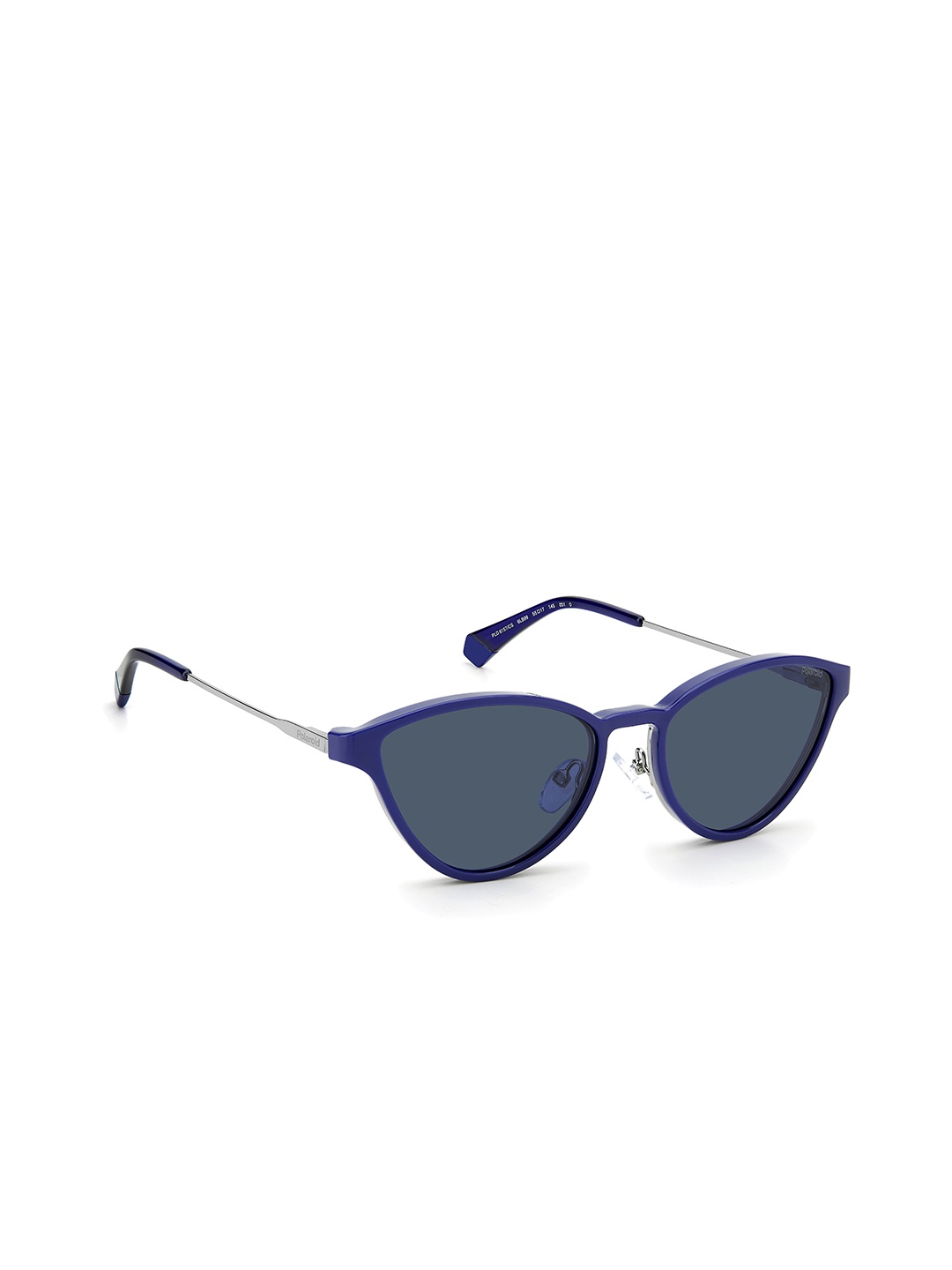 

Polaroid Women Cateye Sunglasses with UV Protected Lens, Blue