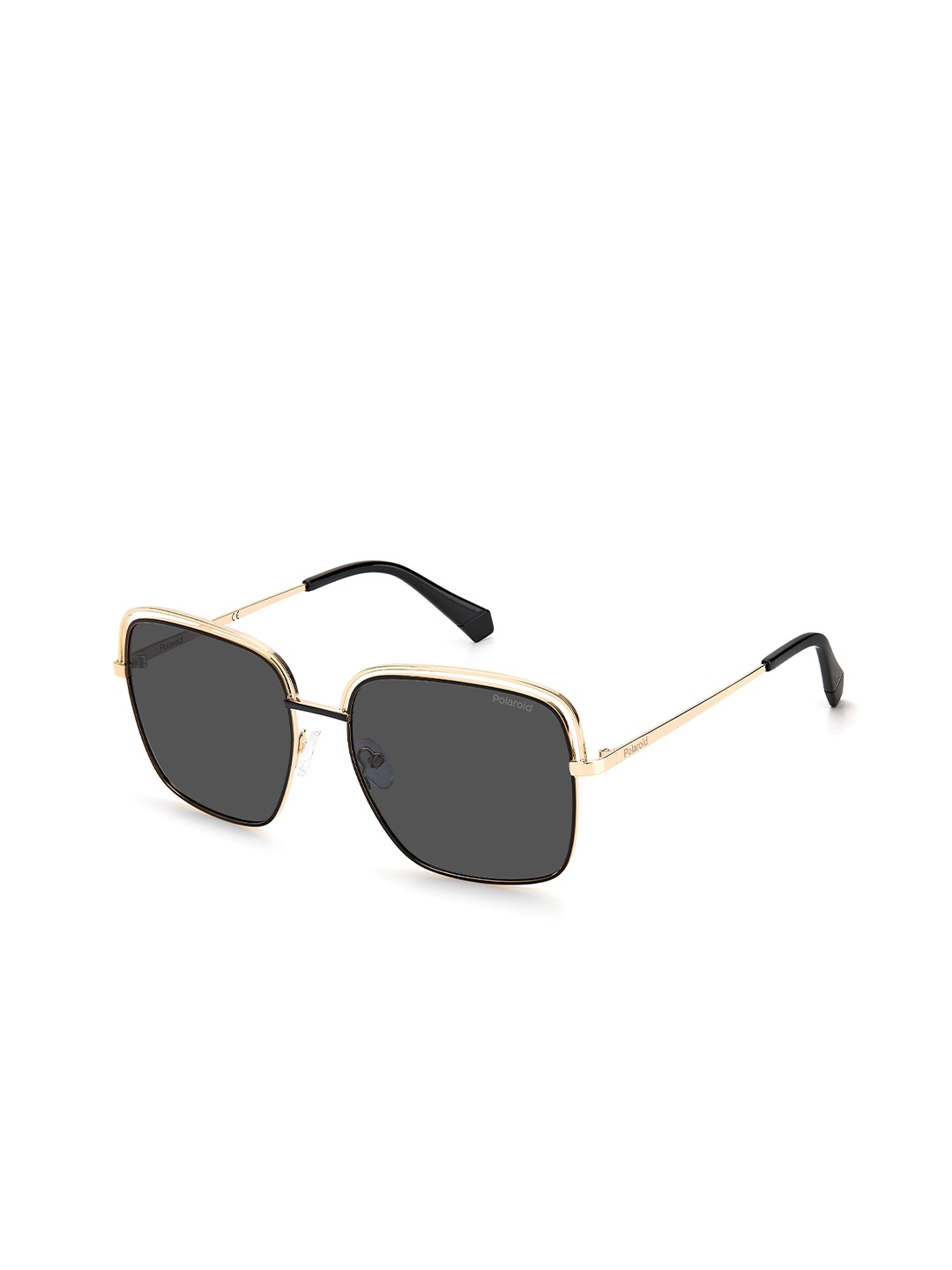 

Polaroid Women Square Sunglasses With UV Protected Lens, Grey