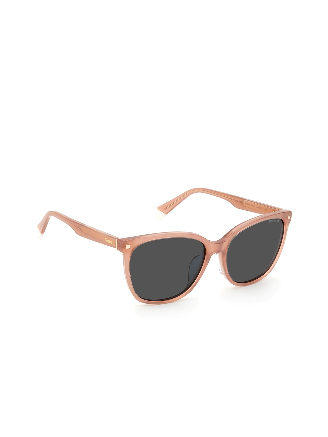 

Polaroid Women Rectangle Sunglasses with UV Protected Lens 204314FWM59M9, Grey
