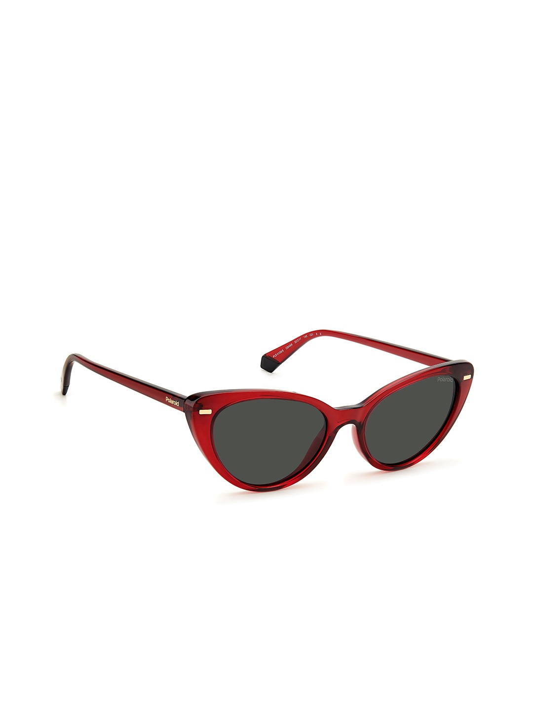 

Polaroid Women Cateye Sunglasses With UV Protected Lens 204301C9A52M9, Grey